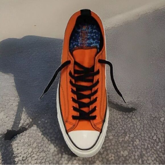 Converse All Star Orange Low-Top Vince Staples Mens 9.5 us womens 11.5 Rainbow main image 11